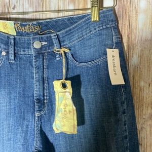 Fantasy Womens Low Rise Bootcut Stretch Blue Jeans Size 8 Average